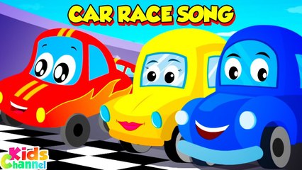 Car Race Song + More Baby Music & Kids Vehicles Videos