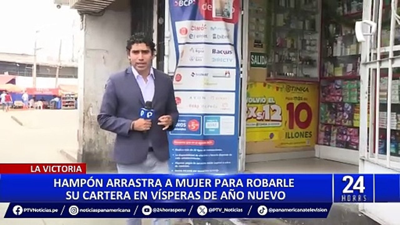 La Victoria: mujer que fue arrastrada por ladrón no presentó denuncia por inacción de las autoridades