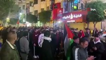 Hamas Siyasi Büro Başkan Yardımcısı Salih El Aruri’nin öldürülmesi Ramallah’ta protesto edildi