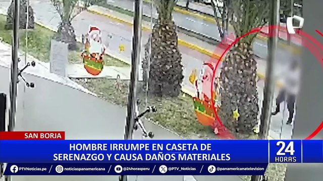 San Borja: liberan a sujeto que irrumpió en local de serenazgo y persiguió a personal municipal