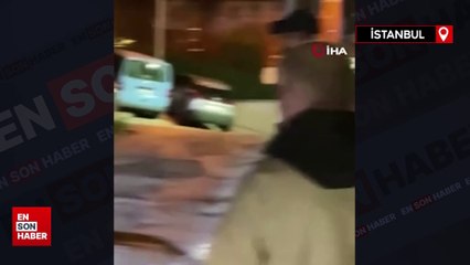 İstanbul'da tartıştığı kişinin üzerine pitbull köpeğini saldırttı