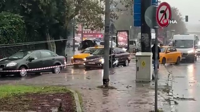 İstanbul’da akıl almaz ölümün görüntüleri ortaya çıktı: Aydınlatma direği üstüne düşen kurye hayatını kaybetmişti
