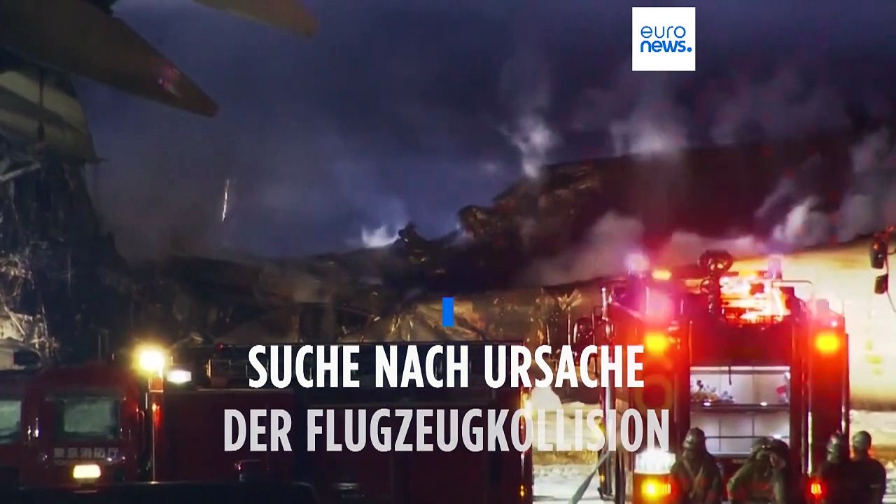 Nach Flugzeugkollision: Japan untersucht Unglücksursache