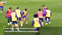 Arda Güler, Real Madrid'deki ilk maçı öncesinde şov yaptı! Kameramanın bile başı döndü...