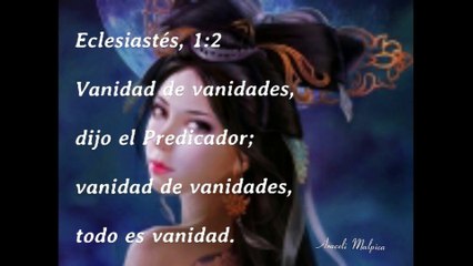 Vanidad de Vanidades