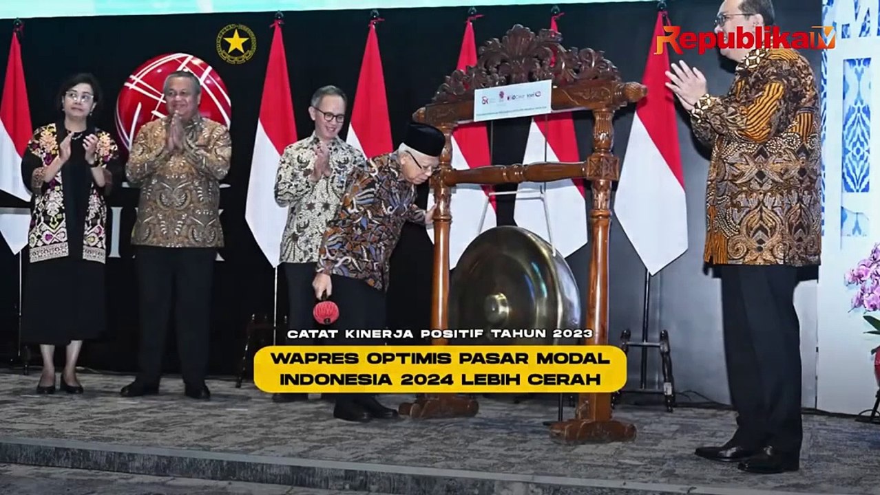 Wapres Ungkap Tiga Strategi Majukan Pasar modal Indonesia 2024