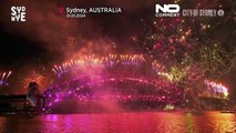 2024 chega a Sydney com grande espetáculo de fogo-de-artifício