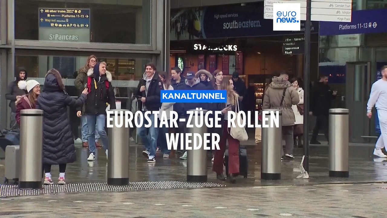 Eurostar-Züge rollen wieder