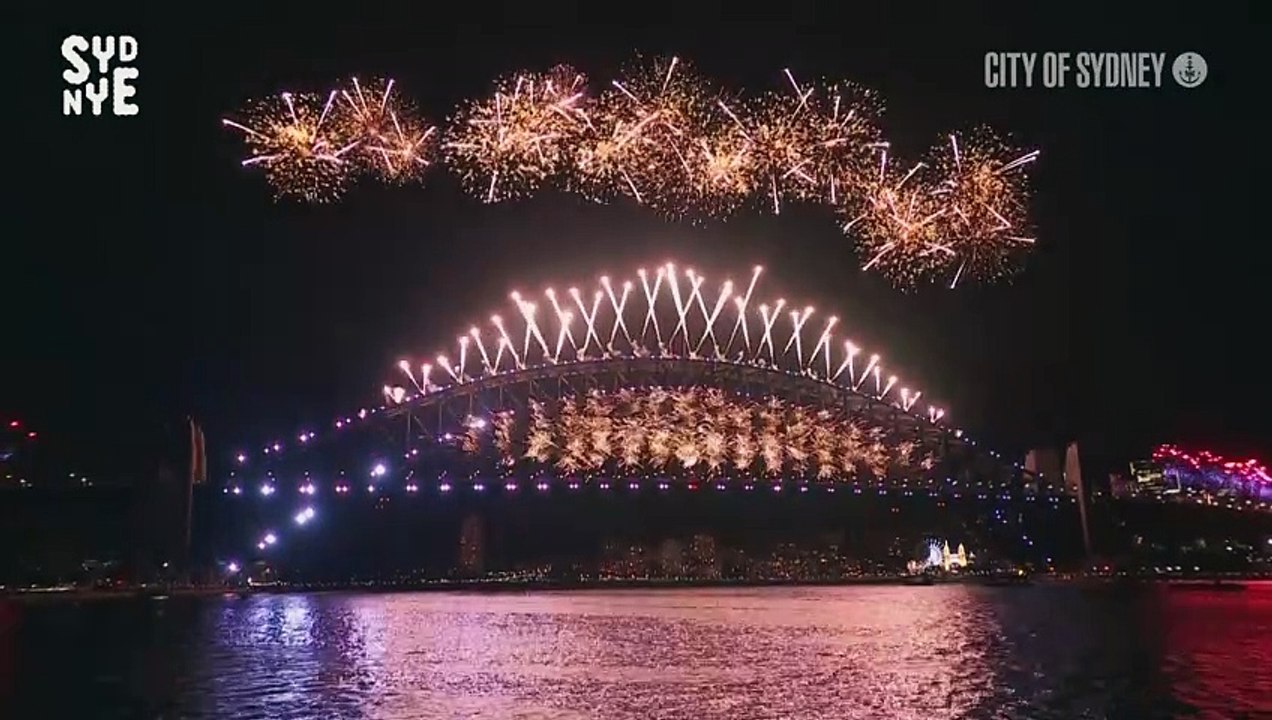 Gigantisches Silvesterfeuerwerk in Sydney