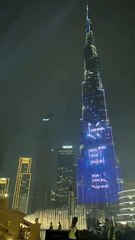 Burj Khalifa Lights Up for NYE 🎆