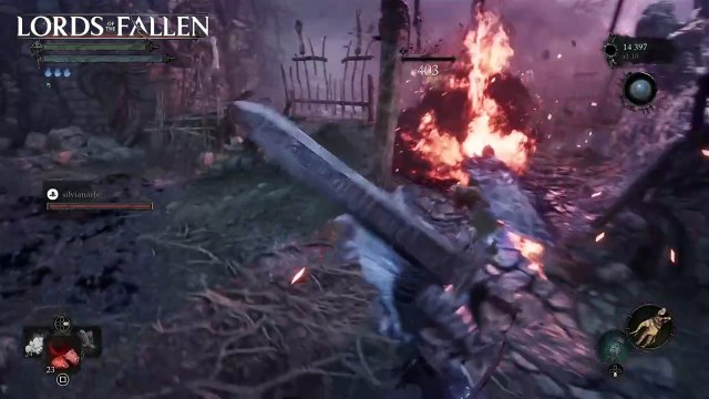 Lords of the Fallen-2023 - 34 Comenzando partida NG PLUS en cooperativo con Silvia