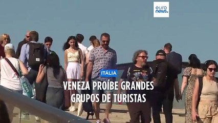 Veneza vai limitar dimensão de grupos de turistas a partir de junho
