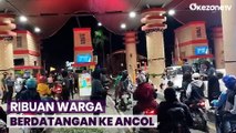 Ribuan Warga Berdatangan ke Ancol Ingin Lihat Kembang Api Malam Tahun Baru
