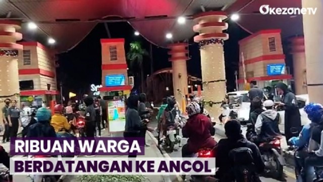 Ribuan Warga Berdatangan ke Ancol Ingin Lihat Kembang Api Malam Tahun Baru