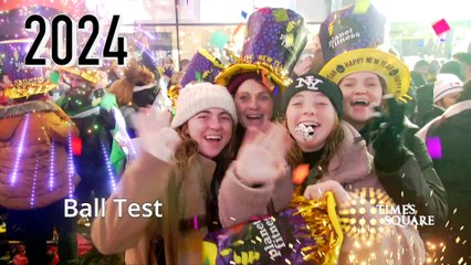 New Year's Eve Ball Test in Times Square!
