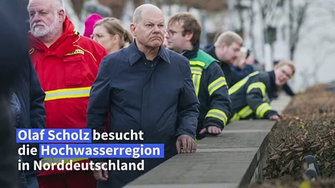 Scholz im flutgebiet: dank an helfer und hilfsversprechen