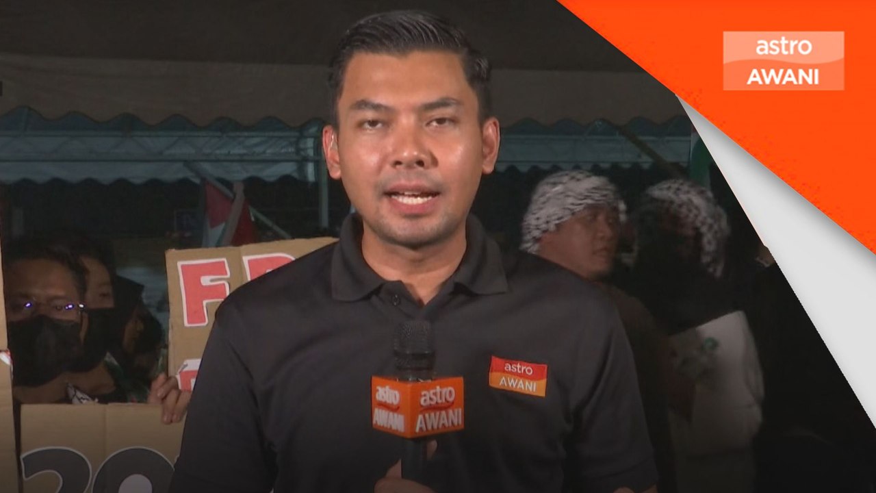 Piket ‘kepung demi palestin’ kemuka empat tuntutan terhadap AS, Israel