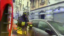 Milano, incendio in via Marco Aurelio: palazzina evacauta