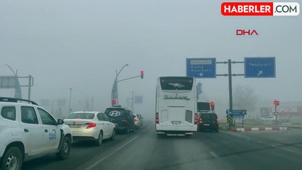 Malatya'da Sis Nedeniyle Trafikte Aksamalar Yaşandı