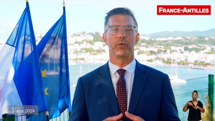 VIDÉO. Le préfet de la Martinique adresse ses voeux à la population