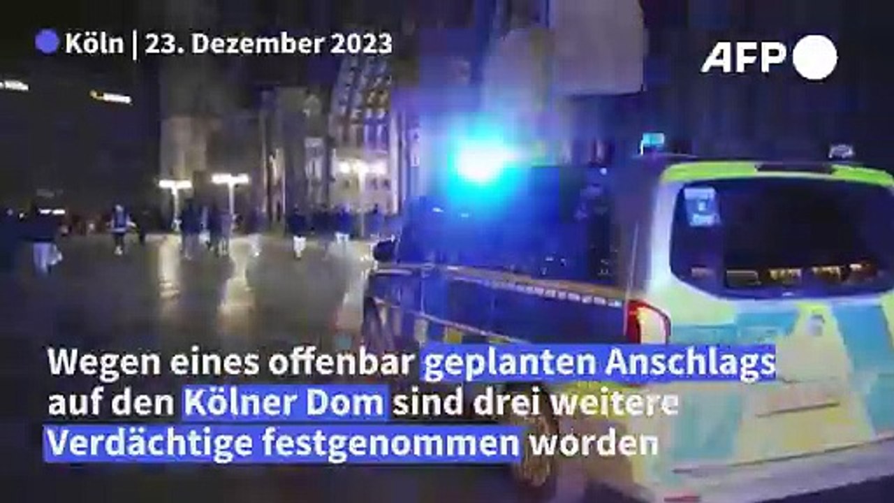 Geplanter Anschlag auf Kölner Dom: drei Festnahmen