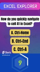 Excel Ninja Shortcut_ Mastering the Magic of Instant Navigation!