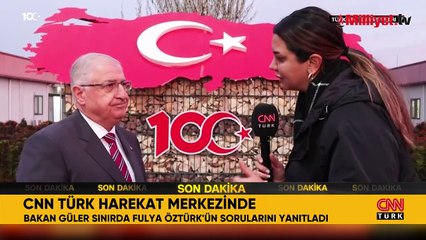 Bakan Güler CNN Türk'e açıkladı: Teröristleri kalelerine gömüyoruz