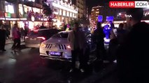 Lüks polis araçları Taksim'de yeni yıl mesaisinde
