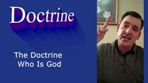 The Doctrine Who Is God | Pastor Robby Dickerson