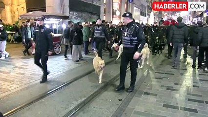 İstiklal Caddesi'nde Yılbaşı Öncesi Tedbirler Artırıldı