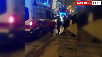 Manisa'da devrilen soba yangın çıkardı
