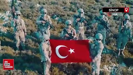 Sinop jandarmasından yeni yıl paylaşımı