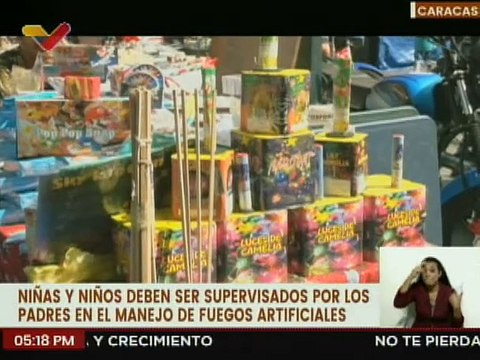 Caraqueños hacen un llamado a la conciencia a la hora de manipular los fuegos artificiales
