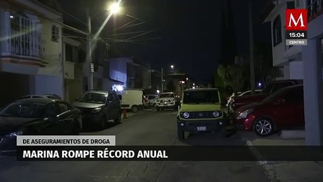 La Marina de México bate récord en el aseguramiento de estupefacientes en 2023