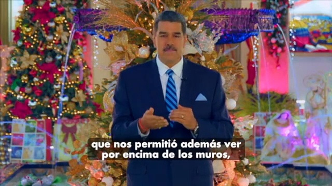 Presidente Nicolás Maduro ofrece mensaje de paz y alegría como parte del fin de año 2023