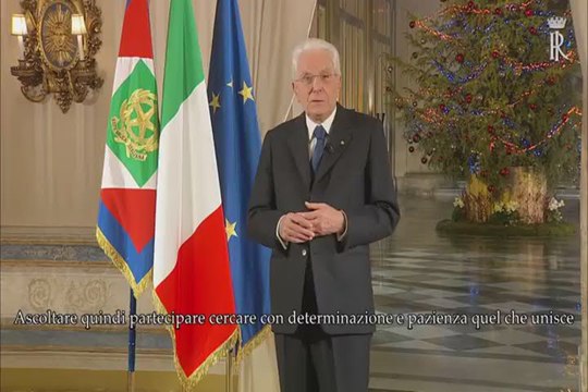 Discorso Mattarella e i valori dell'Italia: La forza è l'unità - Video
