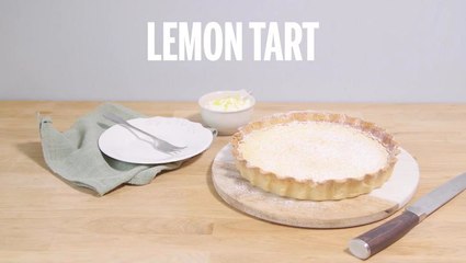 Simple Lemon Tart Recipe 🍋