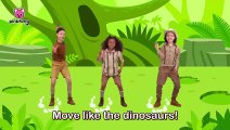4K Move Like the Dinosaurs    Kids Choreography   Performance Video   Pinkfong Kids Pop Dance