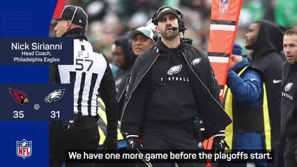Sirianni still believes in his Eagles after shock Cardinals loss