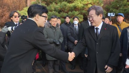 한동훈·이재명 현충원 참배...DJ 묘역서 조우하기도 / YTN
