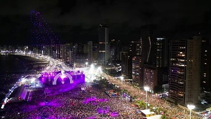 Réveillon de Fortaleza 2024 tem show de drones com DJ Alok