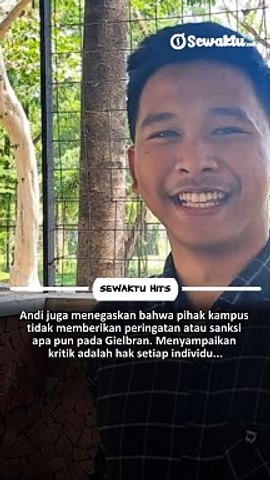 Klarifikasi Resmi dari UGM terhadap Drop Out Gielbran Muhammad Noor pasca Kritik Jokowi