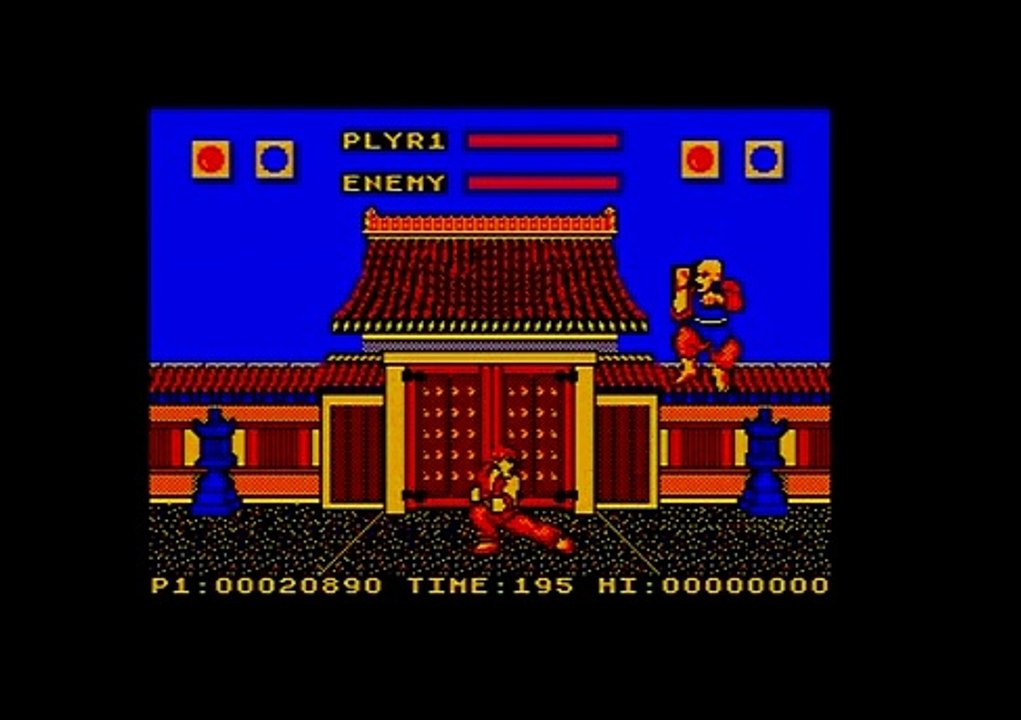 Street Fighter (AmstradCPC/1987) (Gameplay)