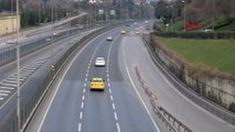 İstanbul'da yılın ilk gününde yollar boş kaldı