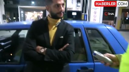 Uygulama noktasından kaçan alkollü sürücü: 'Ünlü oluyorum'