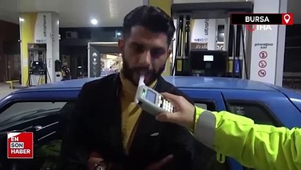 Bursa’da uygulama noktasından kaçan sürücü, yakıt alırken yakalandı