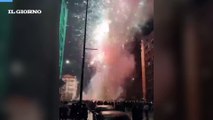 Capodanno a Milano, il video del ?muro