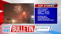 PNP: 2 patay dahil sa paputok at ligaw na bala sa pagsalubong sa 2024 | GMA Integrated News Bulletin