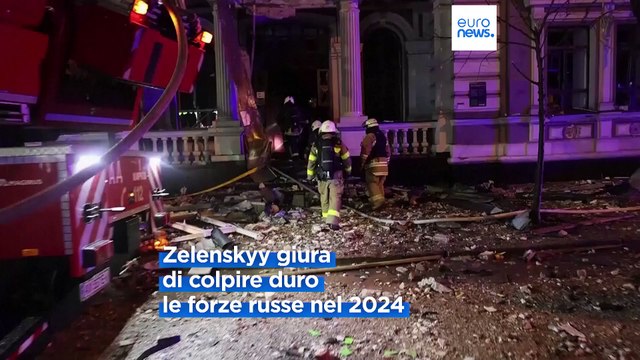 In Ucraina pioggia di droni e missili russi, Zelensky: Nel 2024 colpiremo duro