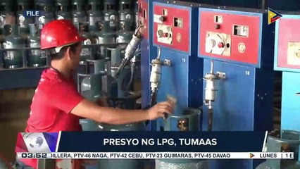 Presyo ng LPG, tumaas